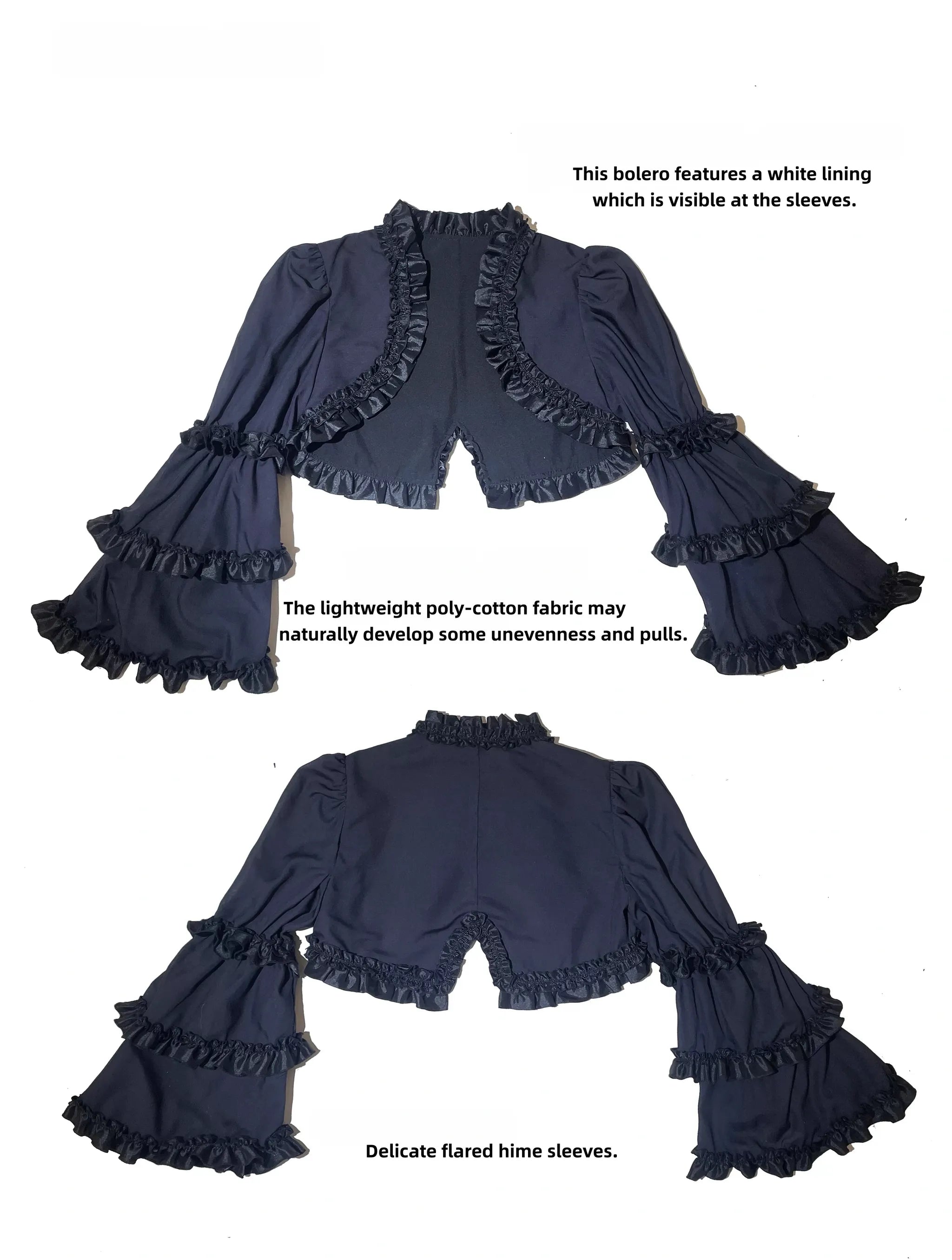 Lace Cross - Gorgeous Gothic Lolita JSK Dress, Hime Sleeve Bolero