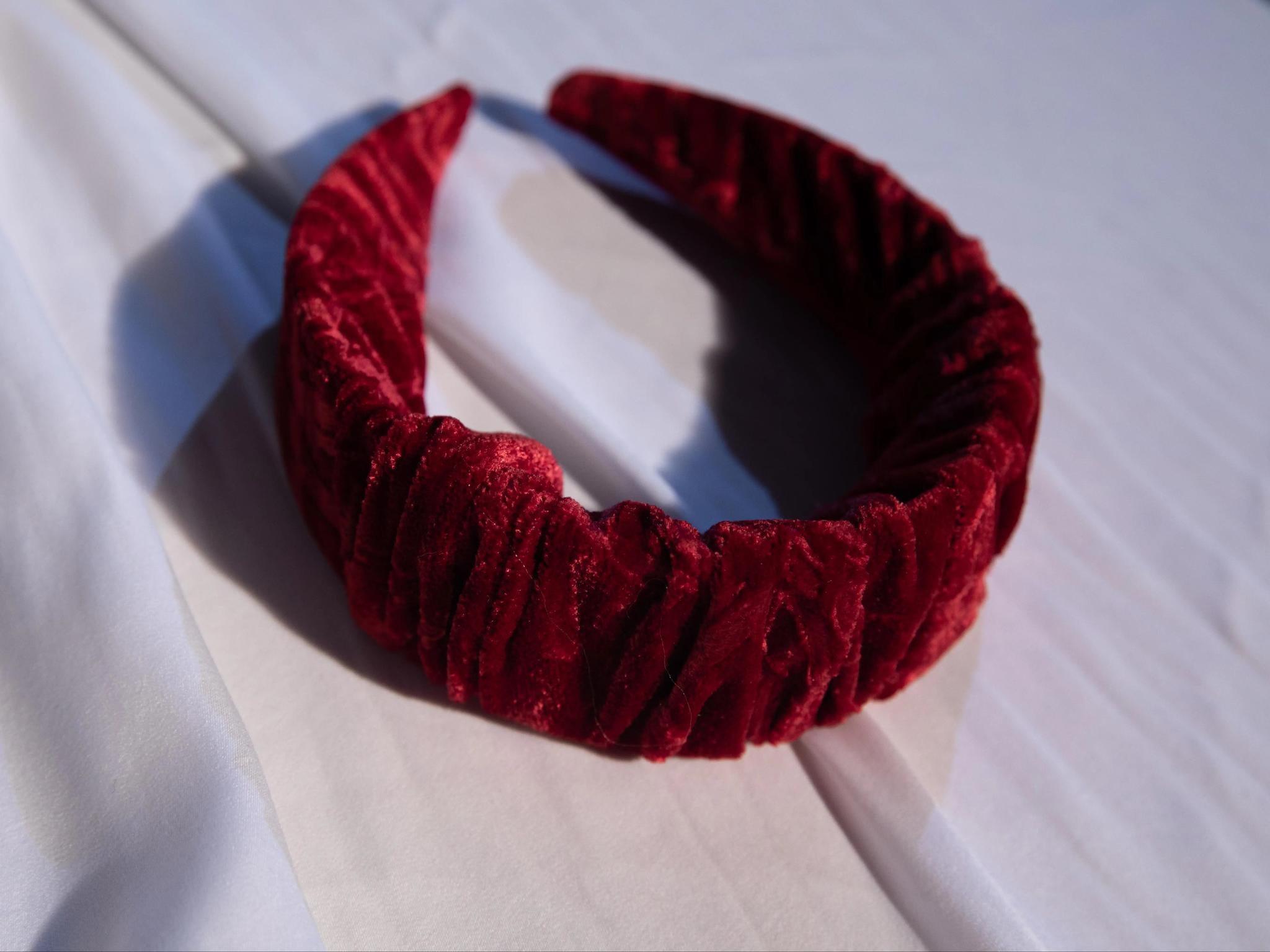 ZJstory - Gilded Years 4.0 - Classic Lolita Accessories Retro Lolita Headdress and Waistband red ruffle KC only One Size