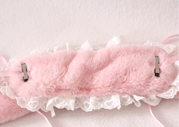 Xiaogui - Kawaii Lolita Hairband Plush Wings Headdress