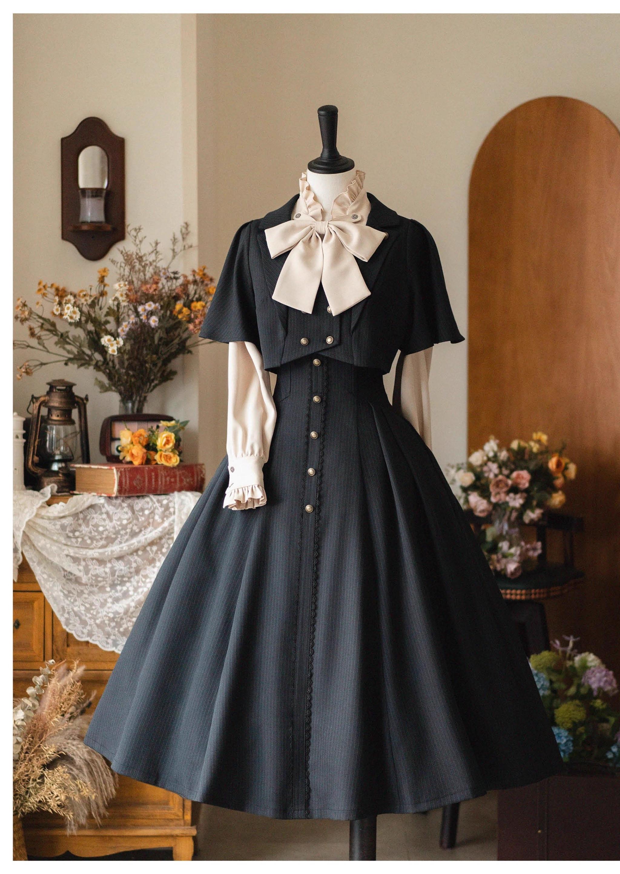 Forest Wardrobe - Forest Stationery - Classic Lolita SK Suit With Shirt And Coat 42087:729421