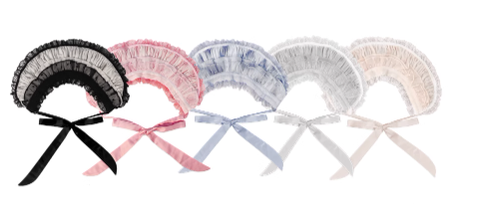 Choker Rabbit - Tabby Cat - Kawaii Lolita Accessory Cat Ear Headband Accessories cat pattern bonnet black
