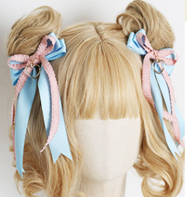 Xiaogui - Lolita Cute Bow Rabbit Ears Toy Hair Clip