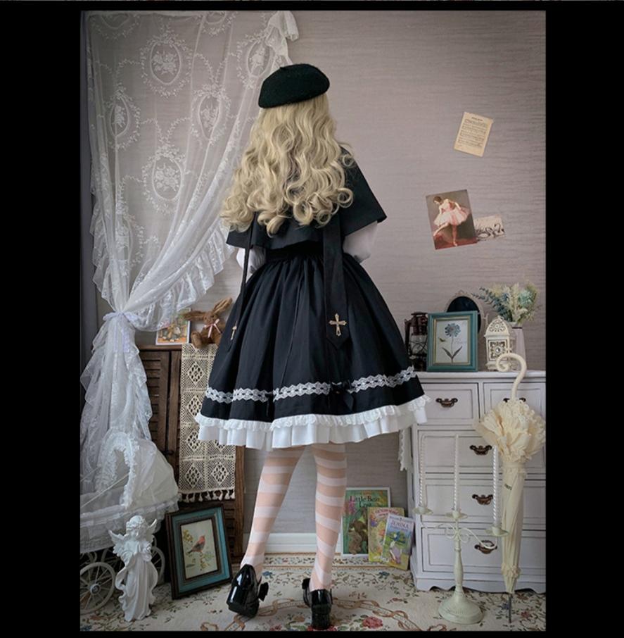 CastleToo - Holy Academy - Gothic Lolita Prince Skirt Set 4790:725590