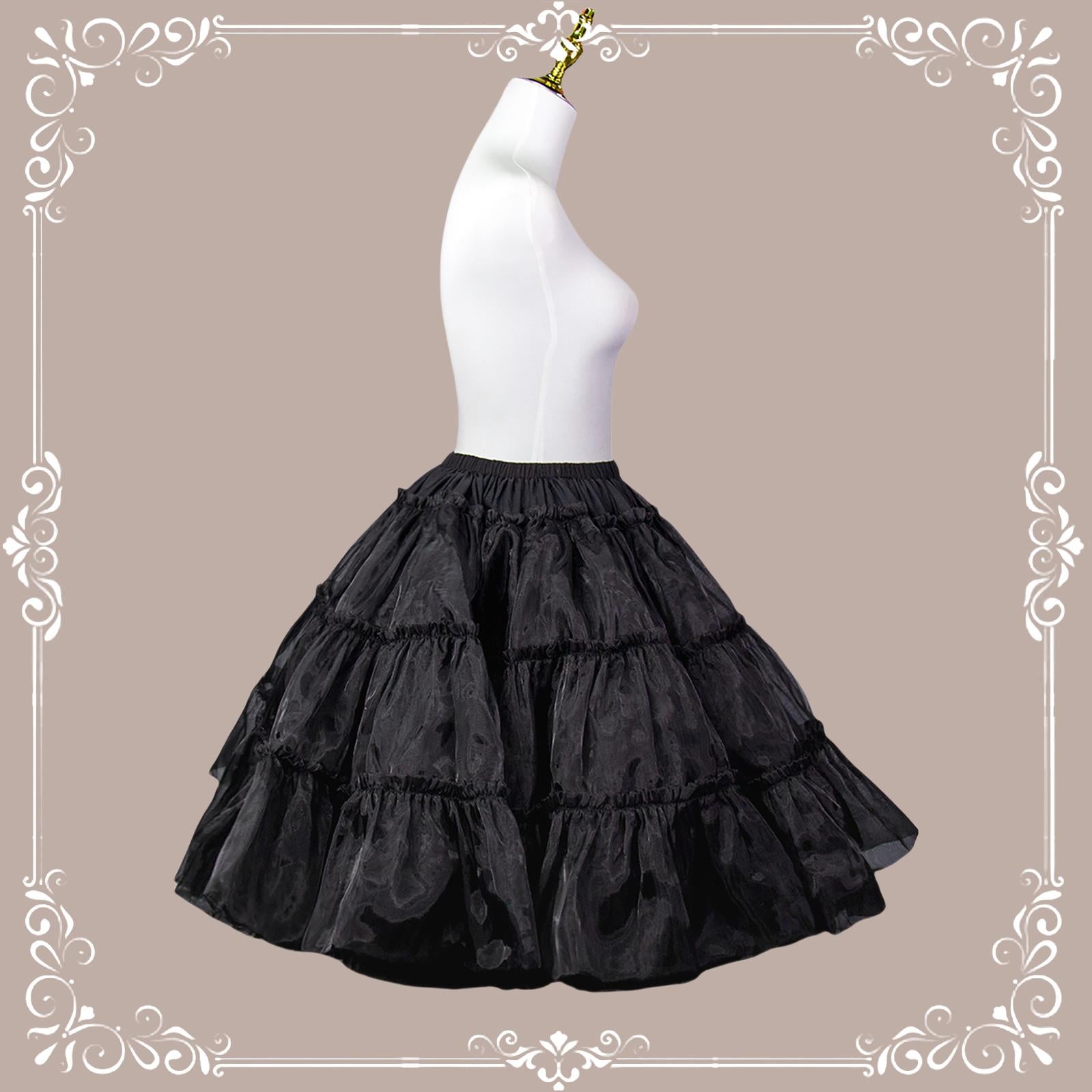 Aurora Ariel - A-line Extreme Fluffy Petiicoat | 23.6" (60 cm), Cotton Lining
