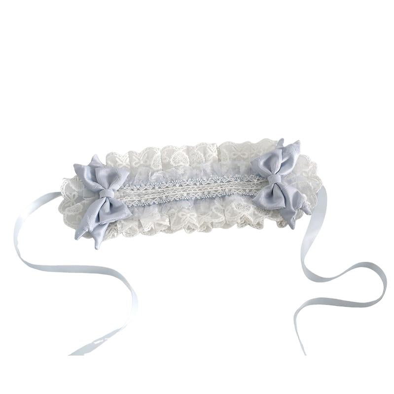 Xiaogui - Blue Sweet Lolita Lace Hair Accessory 43125:784230
