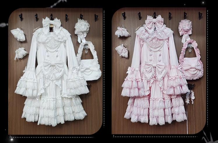 Plum Tree - Pure Love Language - Sweet Lolita Pearl JSK Princess Sleeves Blouse