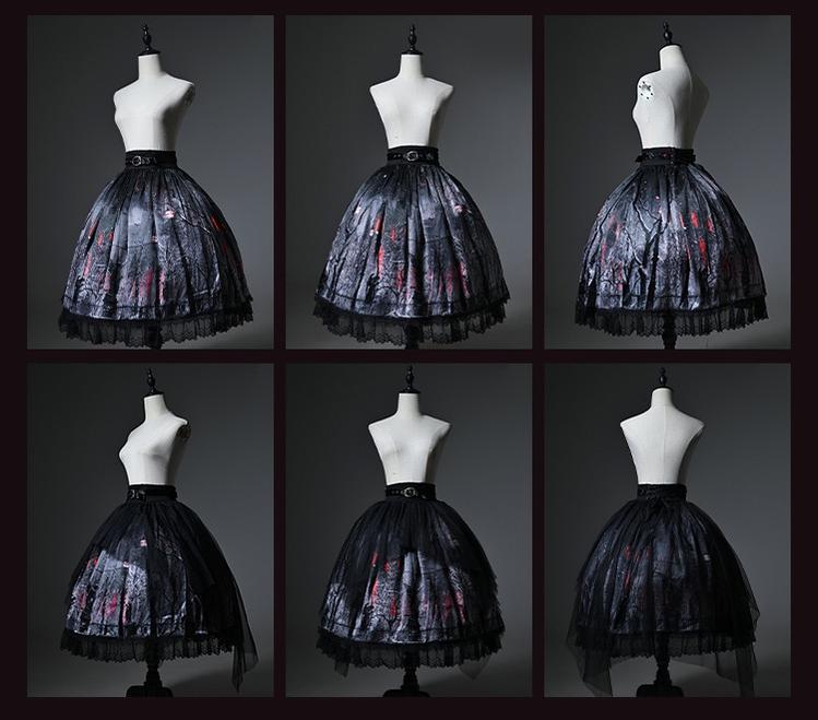 TALEBRINGER - The Sanguivorous Clan 2.0 - Gothic Lolita Coat, Blouse & SK 44090:794641