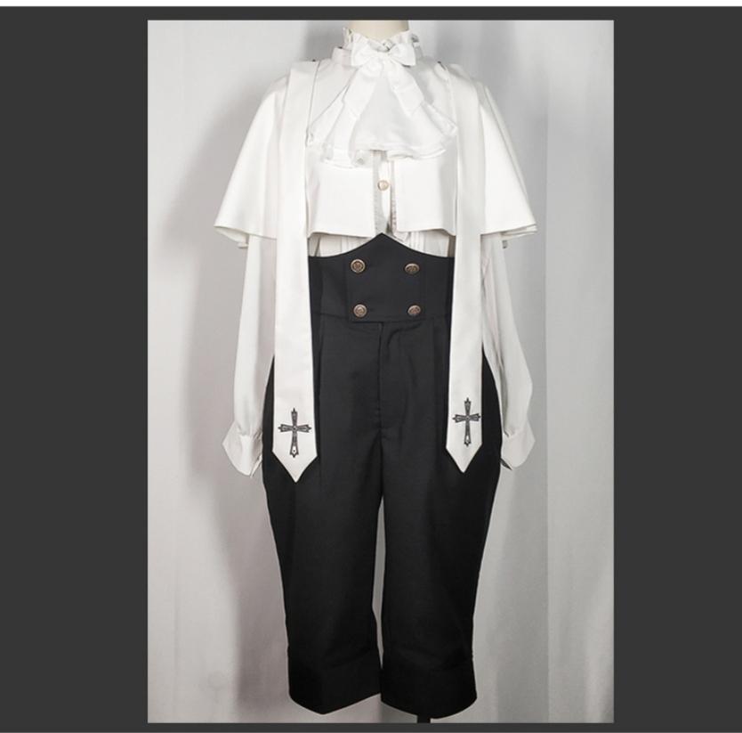 CastleToo - Holy Academy - Gothic Lolita Prince Skirt Set (L M S XL) 4790:725568
