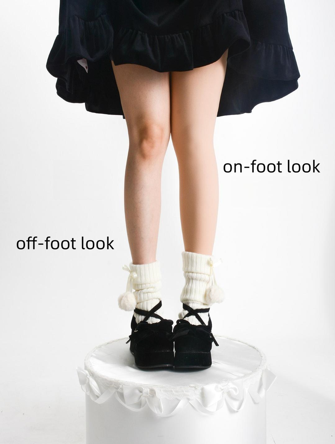 Daily Lolita Fleece-lining Pantyhose, Leg Warmers 44339:808681