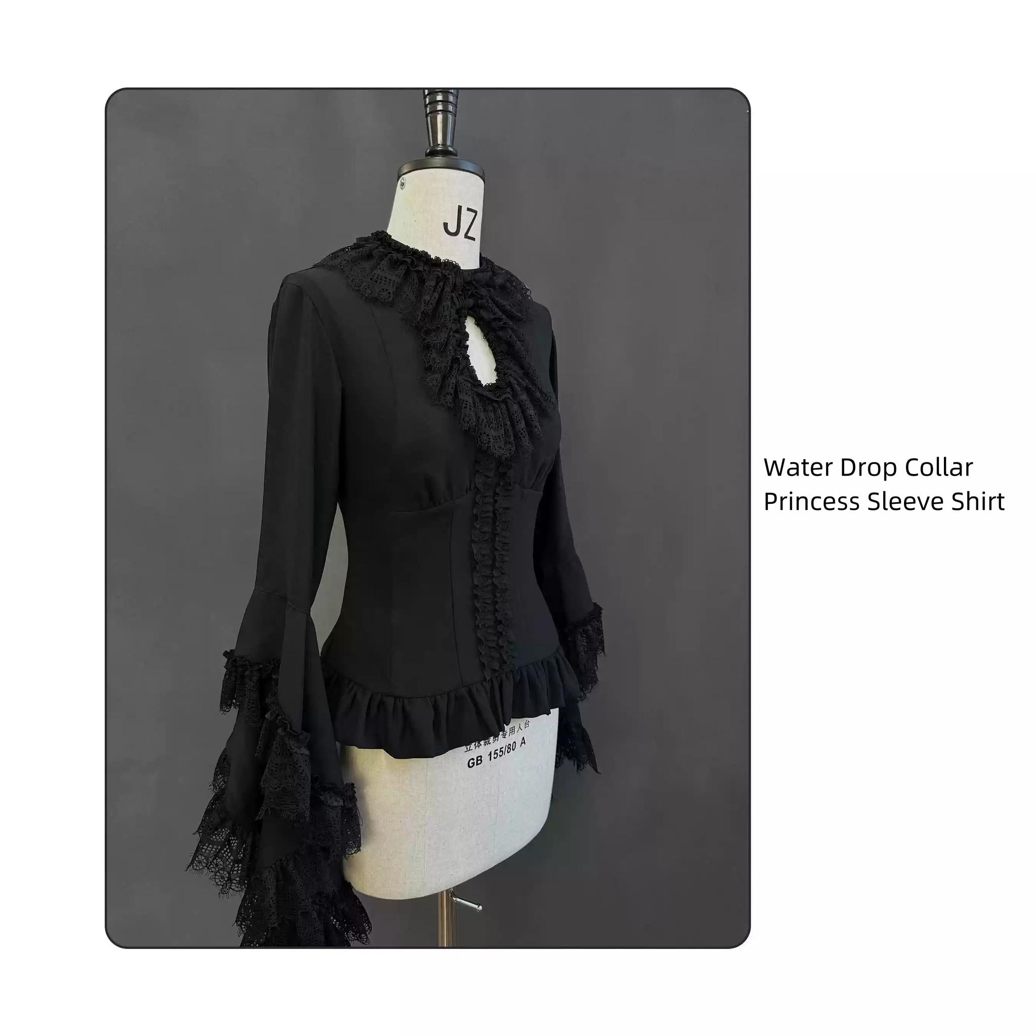 SUSIN - Night Traveler - Classic and Elegant Gothic Dress with Colorful Window Prints (L M S XL) 39250:628632