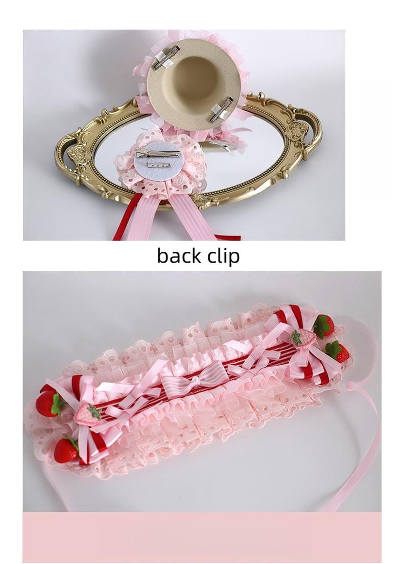 Xiaogui - Sweet Lolita Strawberry Head Accessory