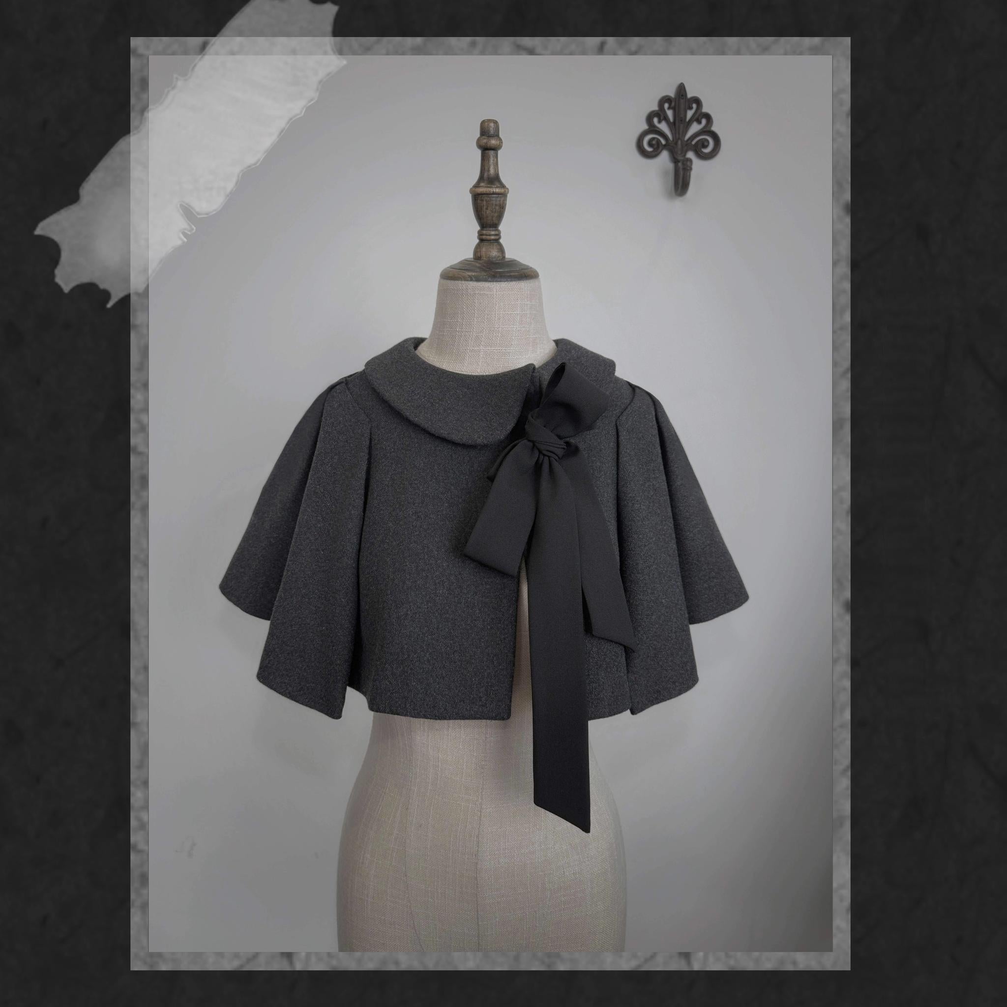 The Seventh Tenet - Classic Lolita Wool SK Set, Detachable Cape 44394:807003