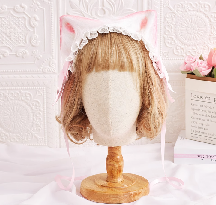 Sugar Time~Kawaii Lolita Cat Ears Design Headband 16790:230412