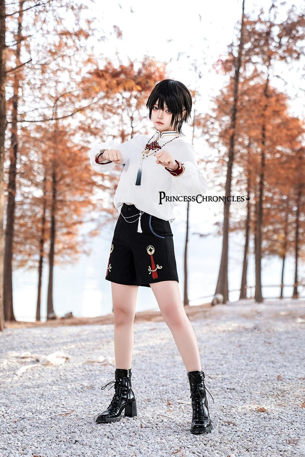Princess Chronicles~Fortune and Treasure~Chinese Style Ouji Lolita Shorts Set with Cash Coins Details 42294:738018