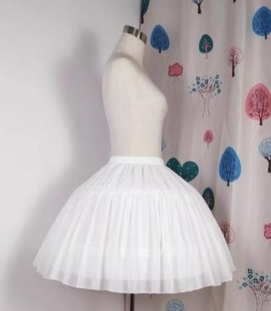 Adjustable Lolita Hoop Puffy Petticoat, 17.7" (45 cm) 39954:850859