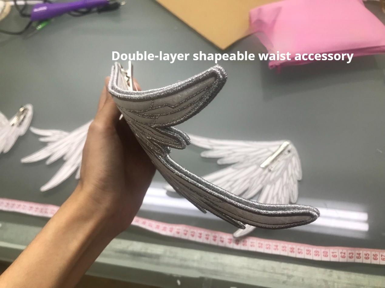 Metallic Angel Black - Gothic Lolita Rhinestone Top & Ruffled Skirt Set 43991:791129