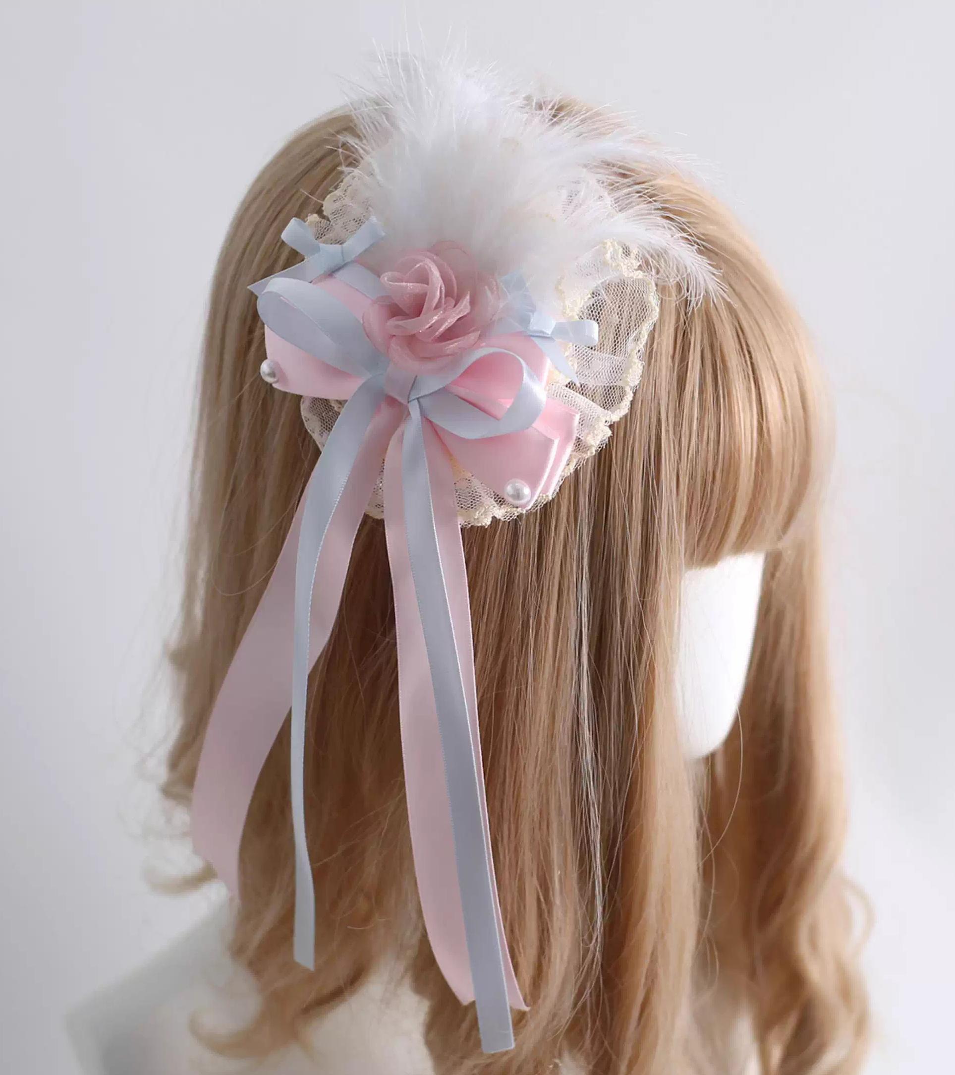 Candy Color Lolita Headdresses, Hair Clips