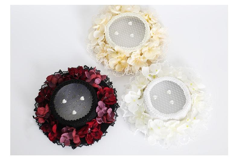 Xiaogui - Elegant Lolita Tea Party Multicolor Hat