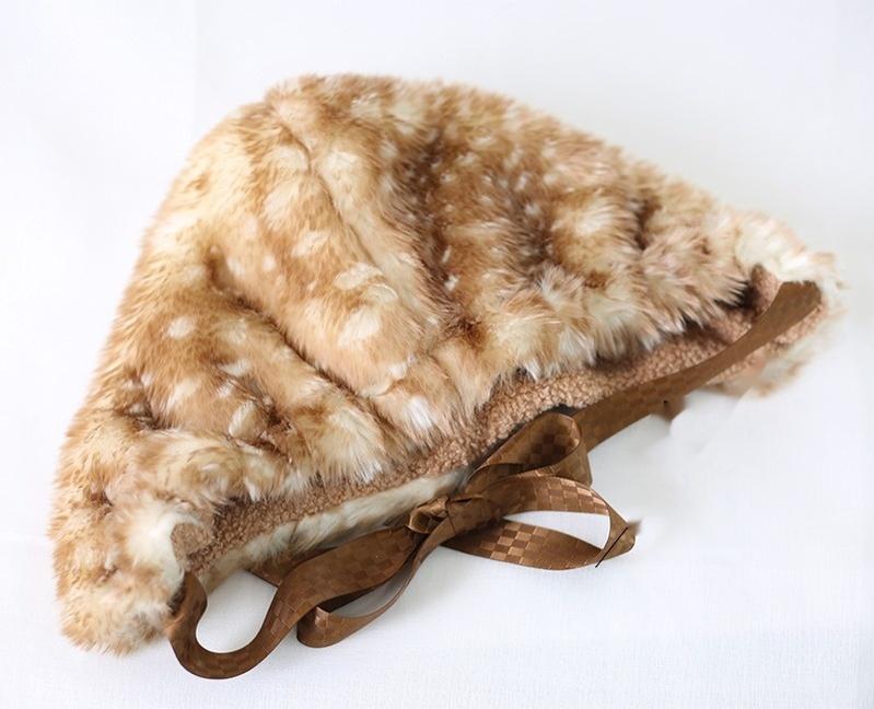 Xiaogui - Deer Spot - Japanese Kawaii Lolita Hat Cute Antler Fleece Lei Feng Hat