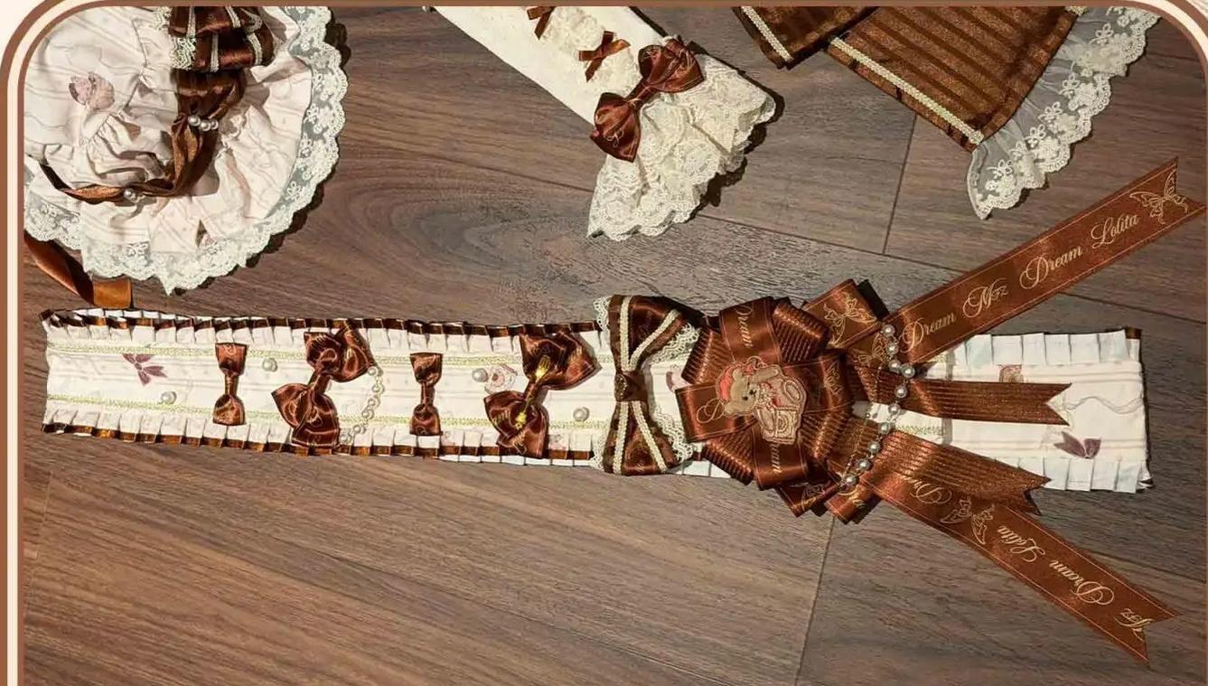 Little Bear Workshop - Sweet Lolita Headdress and Accessories Bear Sash Only One Size
