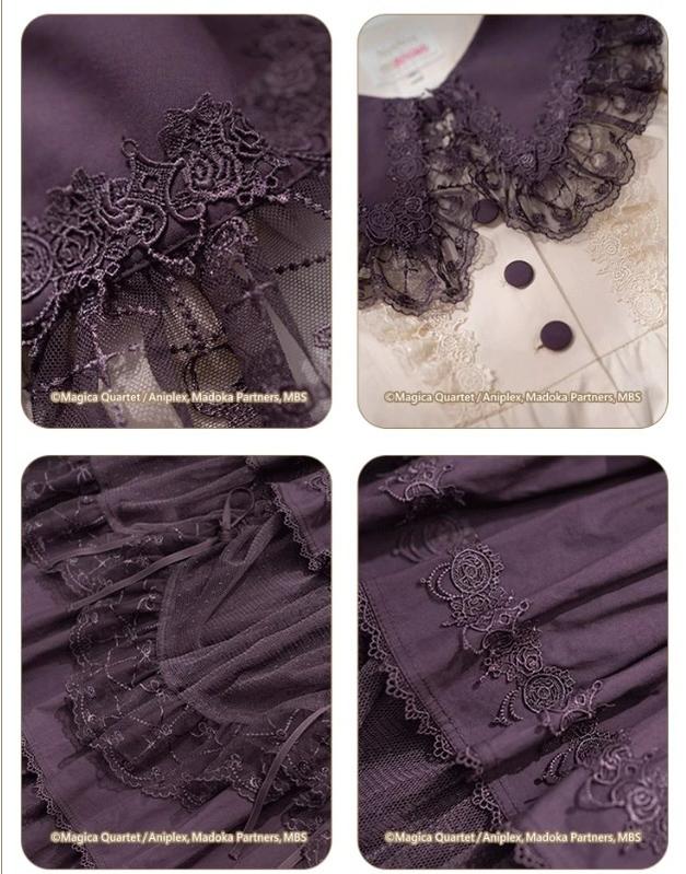 NyaNya - IP Collab Lolita Dress Madoka Kaname Homura Akemi Lolita OP dress 34054:544856