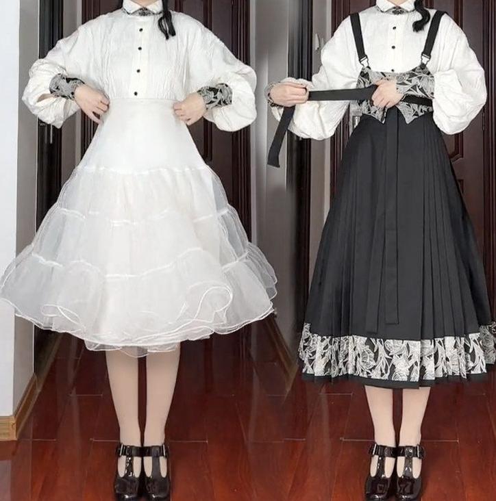 Plus Size 25.6" (65 cm) Puffy Lolita Petticoat, Stiff Tulle