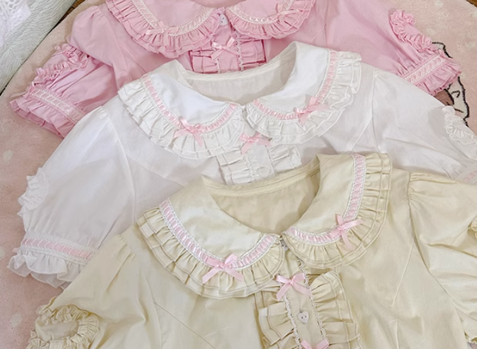Mewroco - Little Frosty - Kawaii Lolita Summer Blouse Multicolors