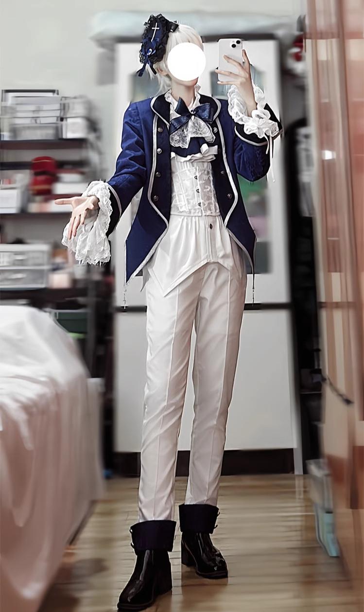 CastleToo - Coffin of Pilgrimage - Ouji Lolita Shirt Pants Suit Medieval European Prince Suit 35586:496878