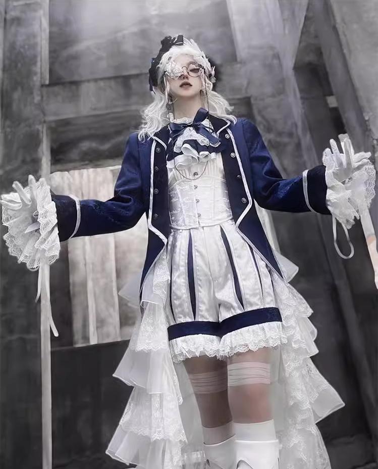 CastleToo - Coffin of Pilgrimage - Ouji Lolita Shirt Pants Suit Medieval European Prince Suit 35586:496816