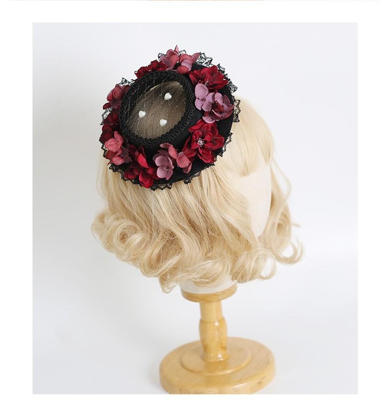 Xiaogui - Elegant Lolita Tea Party Multicolor Hat