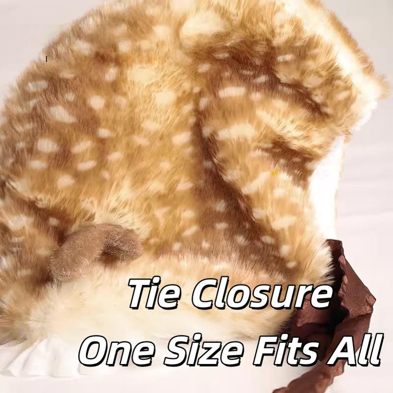 The Accessories' Story - Plush Kawaii Lolita Winter Hat, Deer Ear