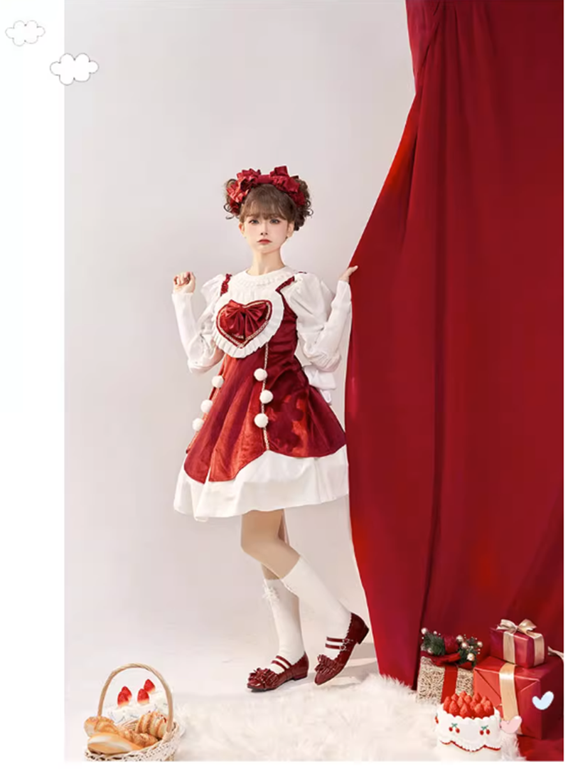 (Buyforme)Daydream Whisper~Plus Size Cute Sweet Making Wish Lolita JSK 21320:300736