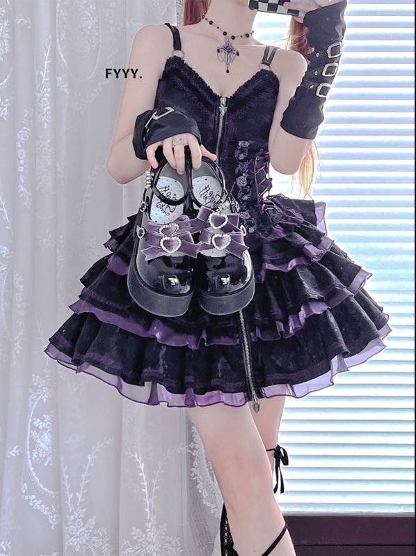 Sheep Puff - Sweet Lolita Heel Punk Platform Shoes