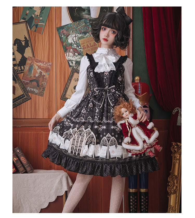 Eieyomi - Elegant Autumn Winter Lolita Velvet Blouse