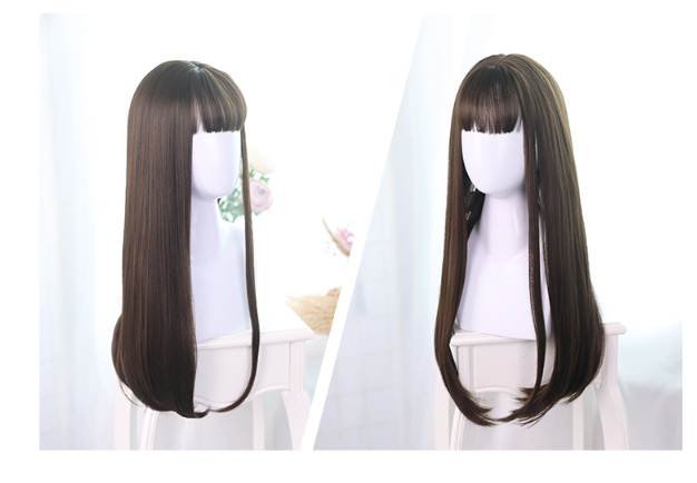 Dalao Home - Lolita JaneNye 65cm Straight Wig Black