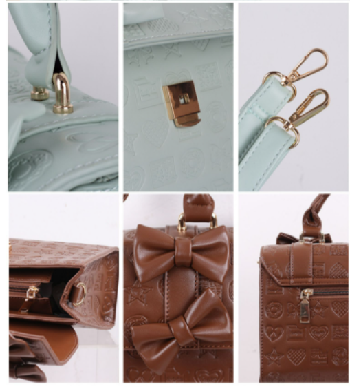 Lovelylota - Sweet Heart Embossed Chocolate Lolita Bag