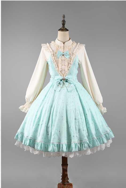Strawberry Witch~Midsummer Star~Foil Printing Lolita JSK Dress Solid Color 6412:127820