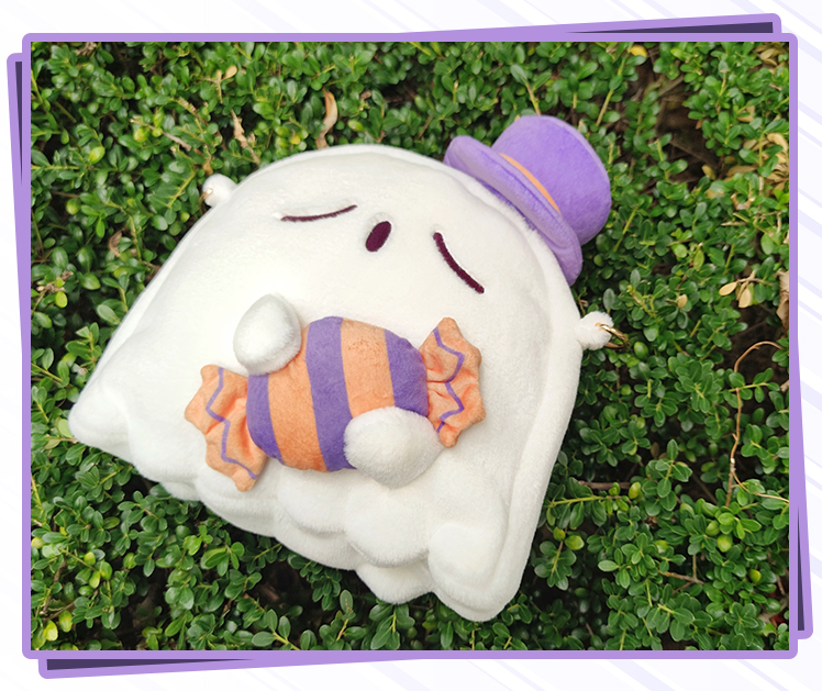 DRDR - Kawaii Lolita Ghost White Plush Bag