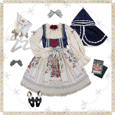 Miss Point~Praise of Abundance~Bavarian Velvet Lolita Jumper Dress (2XL L M S XL XS) 3696:22459