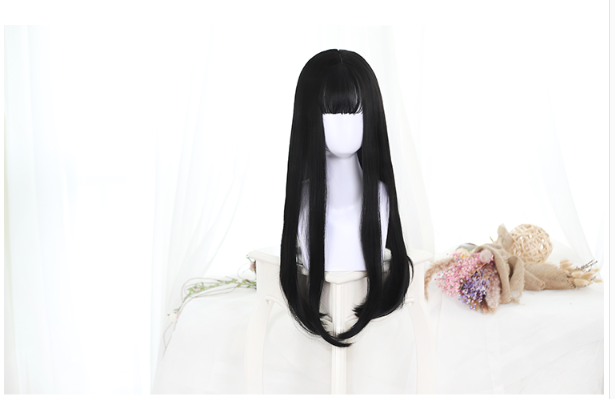 Dalao Home - Lolita JaneNye 65cm Straight Wig Black