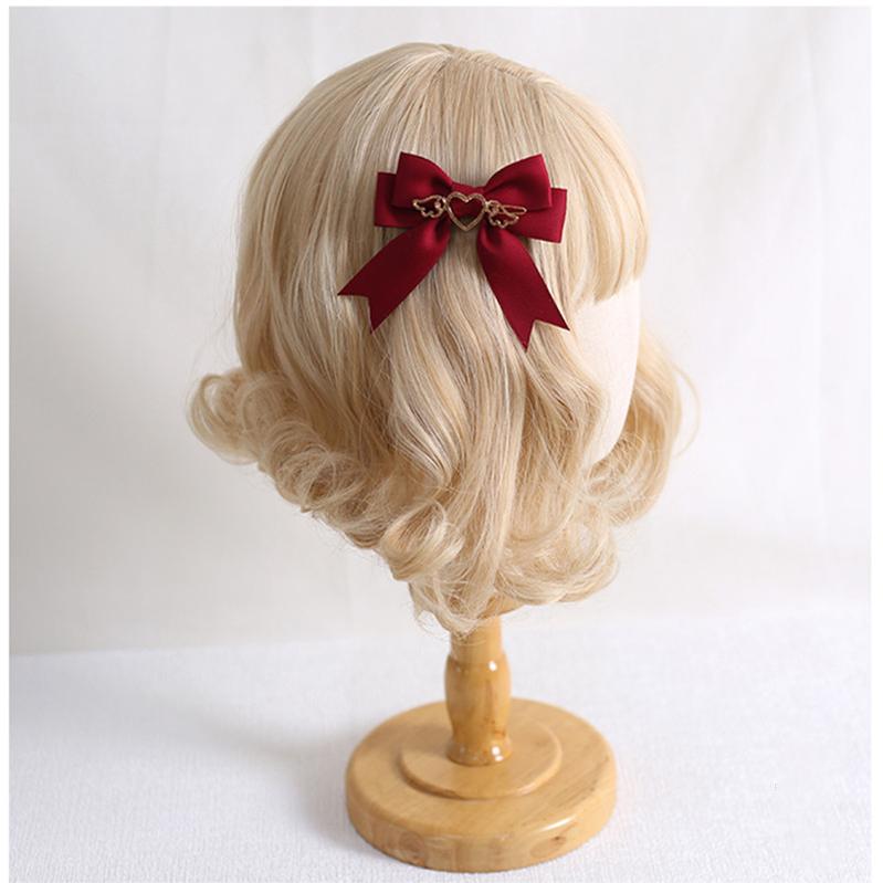 Xiaogui - Handmade Kawaii Bow Clips Brooch Multicolors