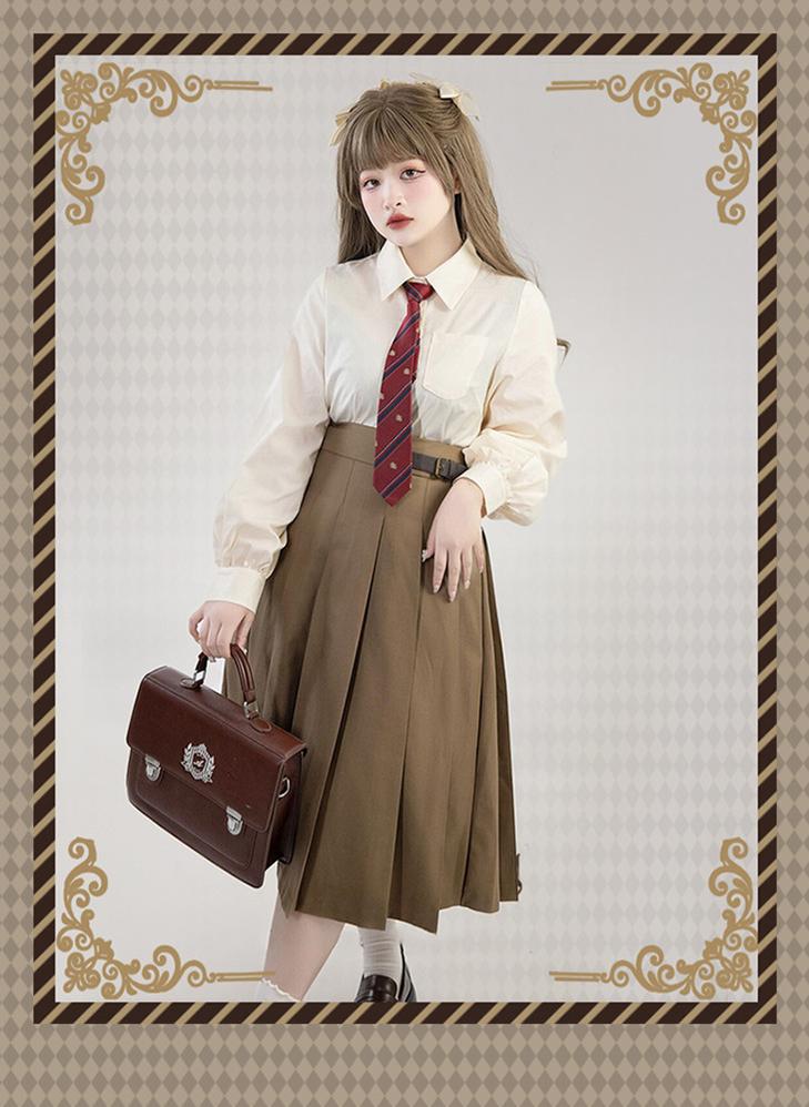Yingtang - Plus Size Lolita JK Suit Royal College Vintage