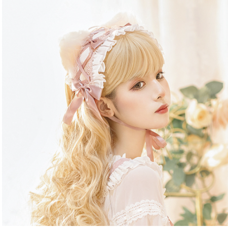 Sweet Japanese Style Lolita Headwear Multicolors One Size Sweet candy cat
