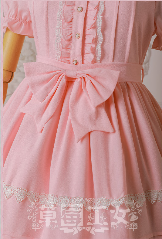 Strawberry Witch - Ice Cream Puffs - Sweet Lolita OP 798:57785