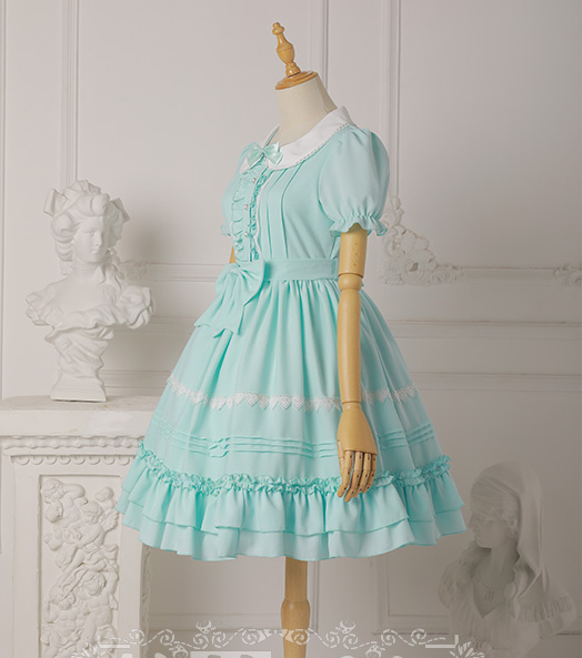 Strawberry Witch - Ice Cream Puffs - Sweet Lolita OP 798:57793