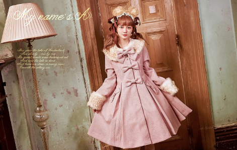 Unideer - Casual Lolita Winter Wool Down Coat Multicolors 8538:93674