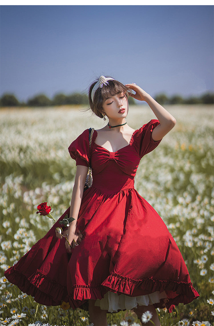 Beleganty~Miss Rebecca~Pure Color Elegant Lolita OP Dress 204:65497