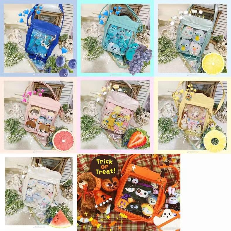 BerryQ - Casual Lolita Transparent Crossbody Ita Bag