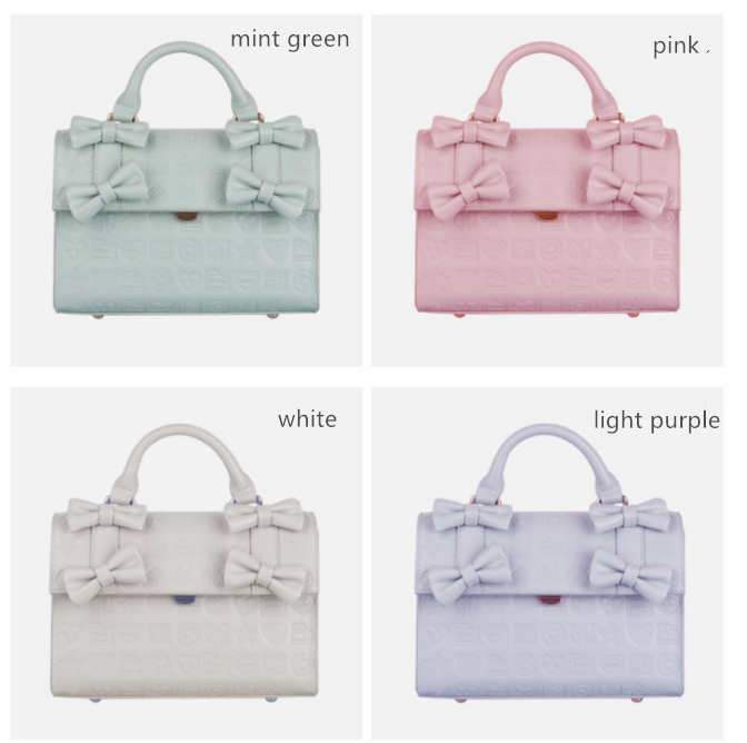 Lovelylota - Sweet Heart Embossed Chocolate Lolita Bag