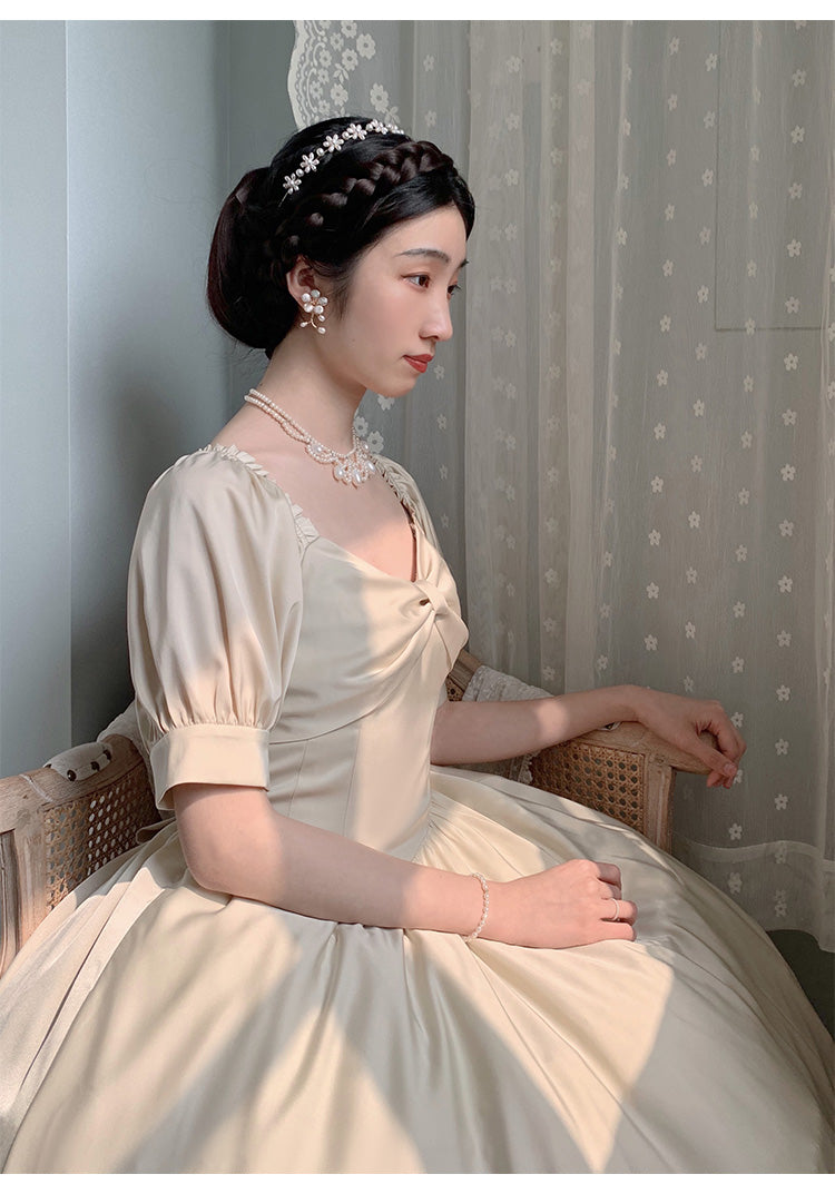 Beleganty~Miss Rebecca~Pure Color Elegant Lolita OP Dress 204:65517